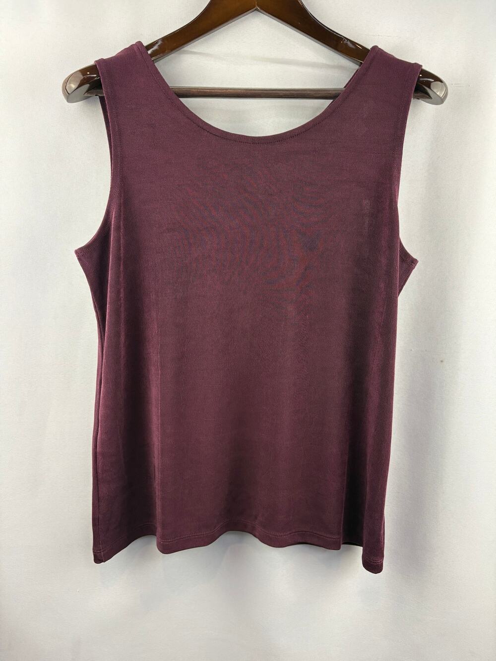 Women’s Chico’s Large Burgundy Tank Blouse